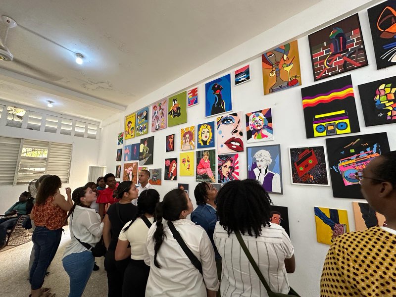 Student art in Santo Domingo